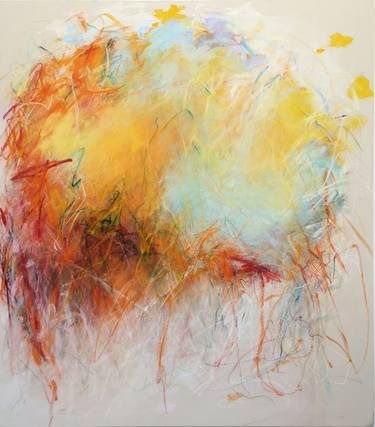 Original Abstract Expressionism Abstract Paintings by Marie-José Domenjoz