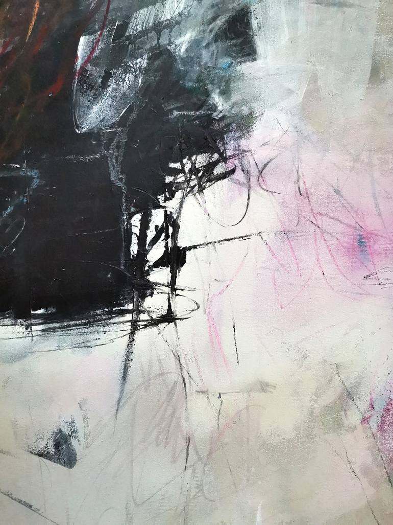 Original Contemporary Abstract Painting by Marie-José Domenjoz