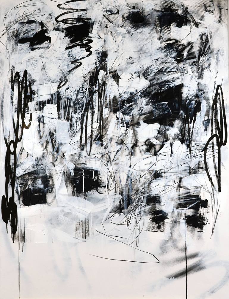 Multitude 4 Painting by Marie-José Domenjoz | Saatchi Art