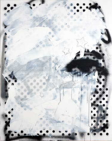 Original Conceptual Abstract Paintings by Marie-José Domenjoz