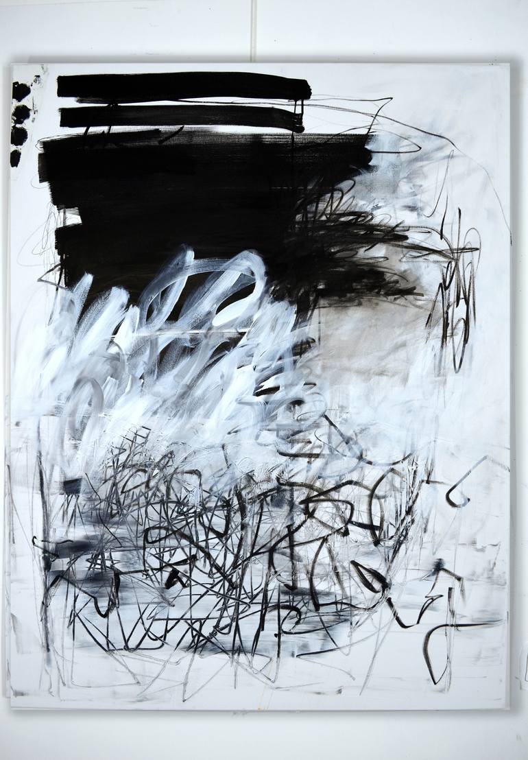 Original Abstract Painting by Marie-José Domenjoz