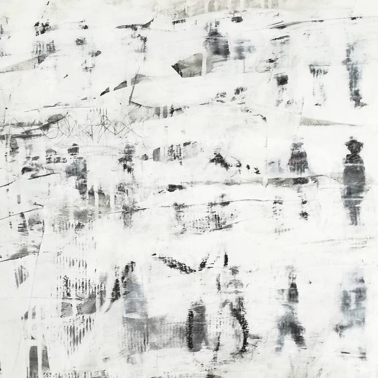 Original Abstract Painting by Marie-José Domenjoz
