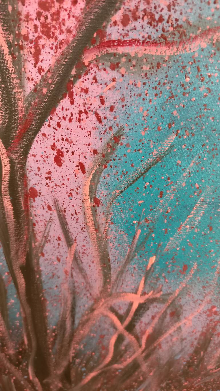 Original Abstract Expressionism Fantasy Painting by Tetiana Surshko