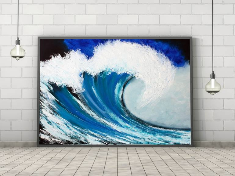 Original Realism Ocean Painting by Tetiana Surshko
