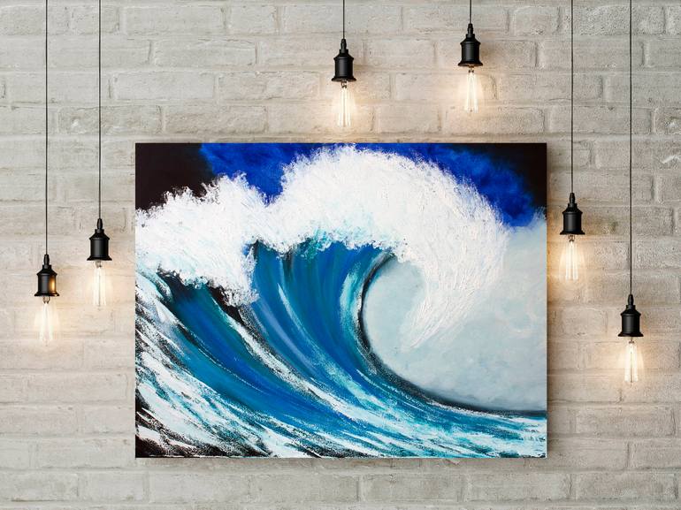 Original Realism Ocean Painting by Tetiana Surshko