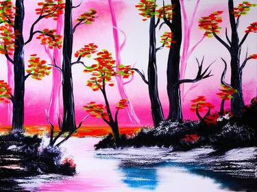 Original Fine Art Landscape Paintings by Tetiana Surshko