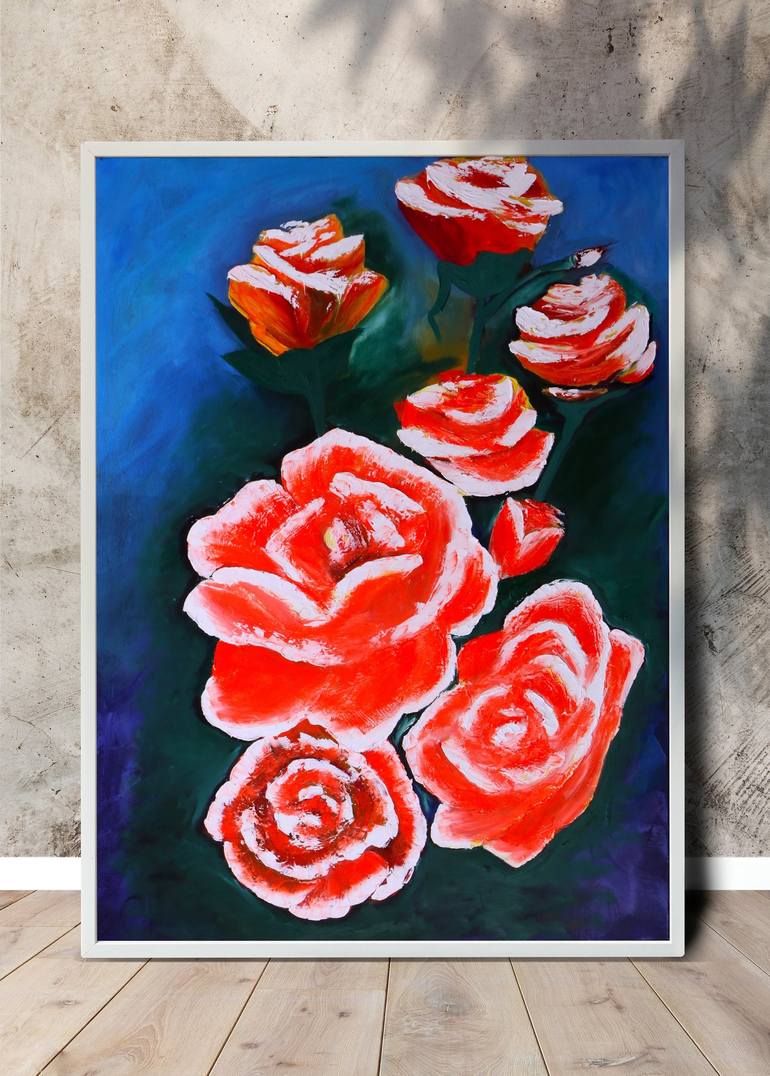 Original Floral Printmaking by Tetiana Surshko