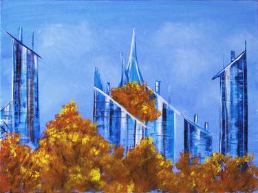 Original Cities Paintings by Tetiana Surshko