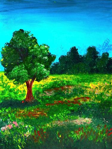 Original Fine Art Landscape Paintings by Tetiana Surshko