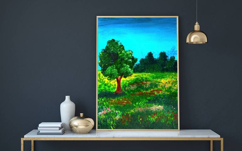 Original Fine Art Landscape Painting by Tetiana Surshko