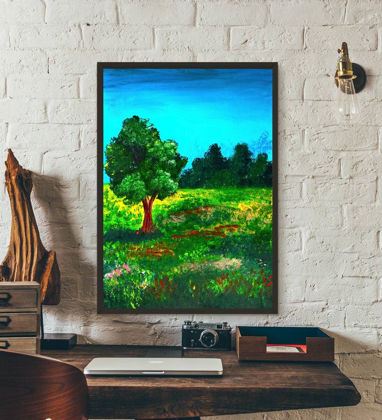 Original Fine Art Landscape Painting by Tetiana Surshko