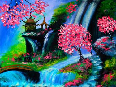 Kyoto Japan art print of painting thumb