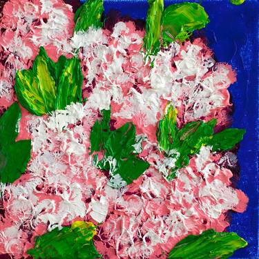 Original Abstract Floral Paintings by Tetiana Surshko