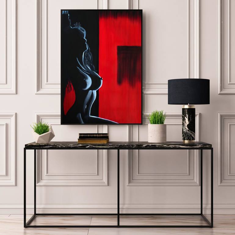 Original Abstract Nude Painting by Tetiana Surshko