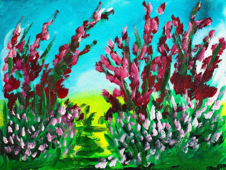 Print of Abstract Garden Paintings by Tetiana Surshko