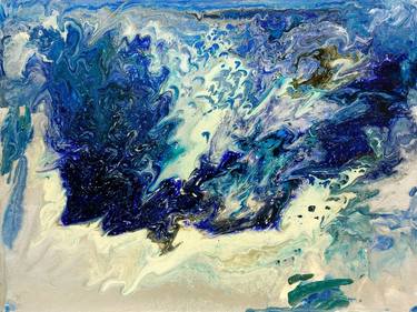 Original Abstract Expressionism Fantasy Paintings by Tetiana Surshko