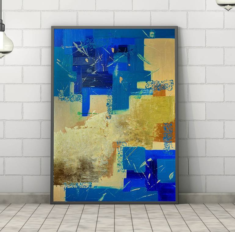 Original Abstract Fantasy Painting by Tetiana Surshko