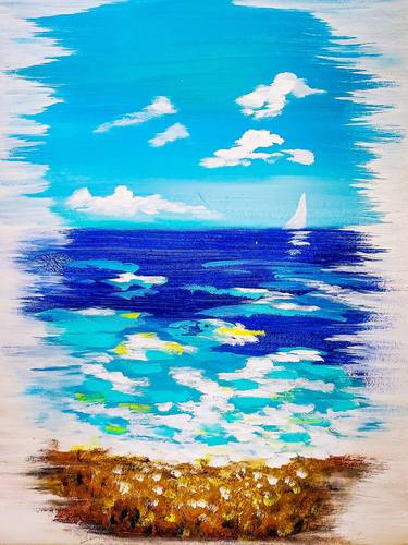 Print of Abstract Beach Paintings by Tetiana Surshko