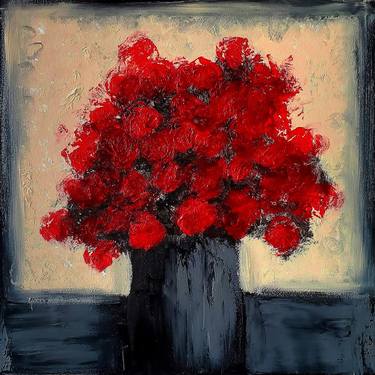 Original Floral Painting by Tetiana Surshko