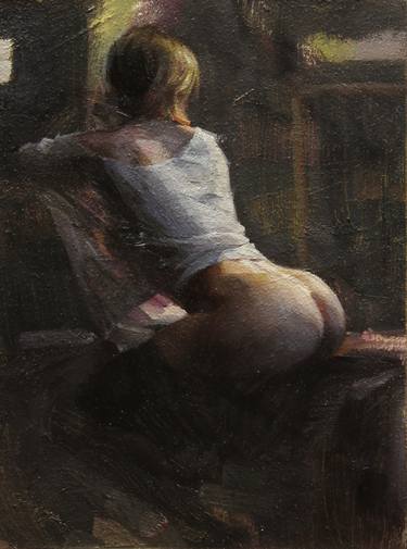 Print of Figurative Erotic Paintings by Gabriel Lipper