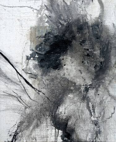 Original Abstract Expressionism Portrait Paintings by Meevi Choi