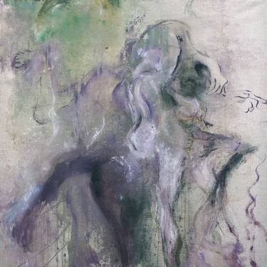 Print of Abstract Expressionism Nude Paintings by Meevi Choi