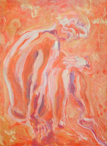 Print of Abstract Expressionism Nude Paintings by Meevi Choi