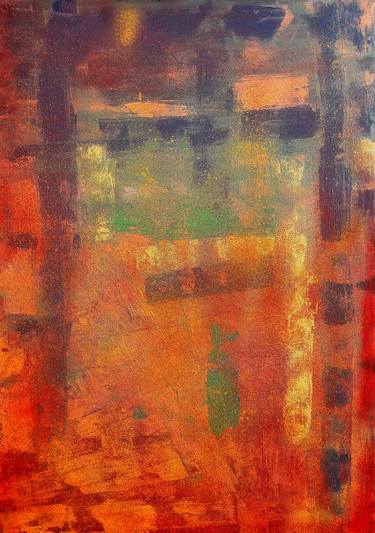 Original Abstract Expressionism Abstract Paintings by Gusa Ramishvili