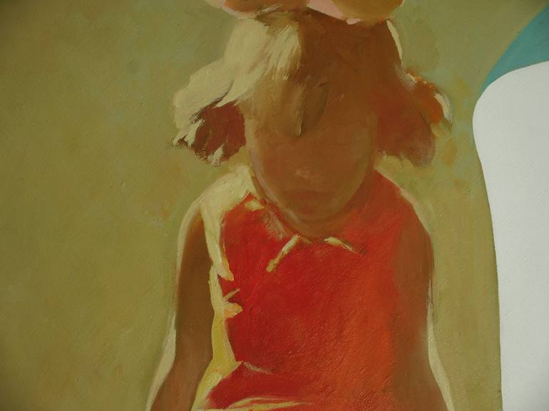 Original Conceptual Children Painting by Vadim Leukhin