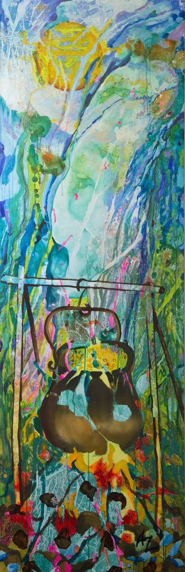 Original Figurative Nature Painting by Argentina Zamora
