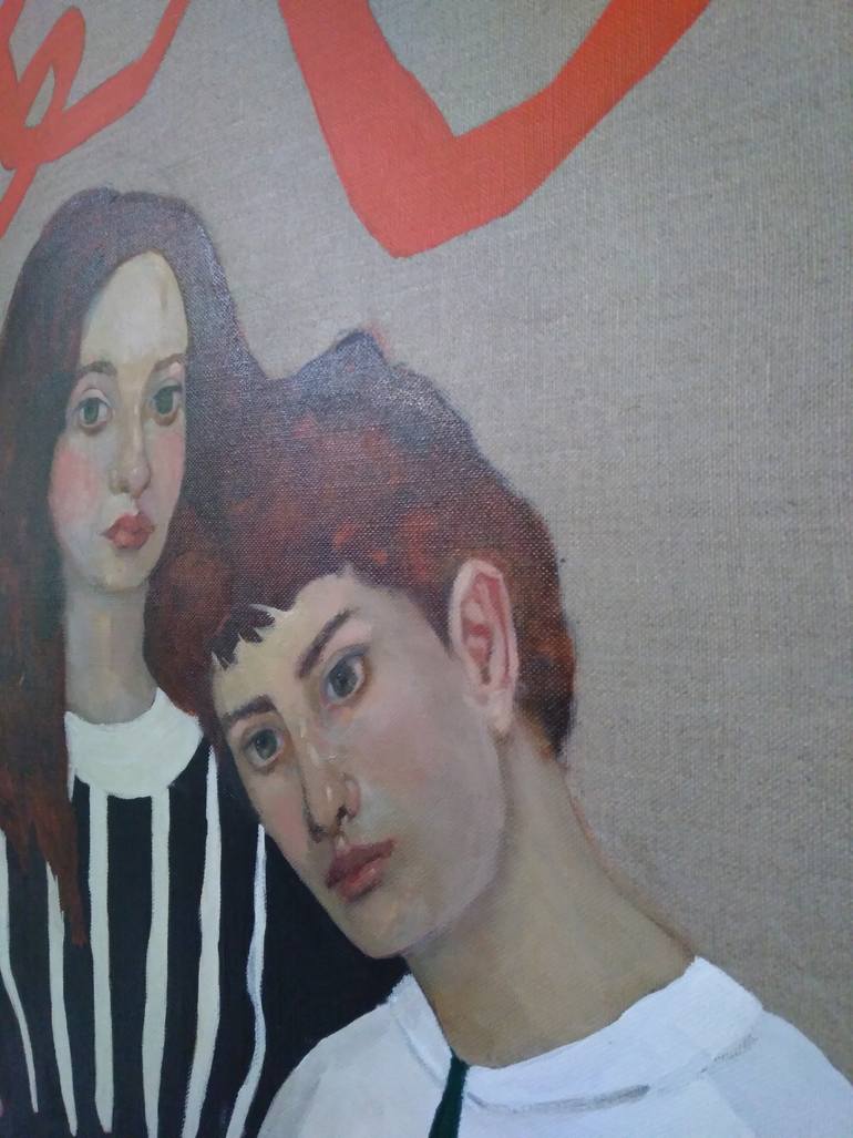 Original Contemporary Love Painting by Marta Grassi