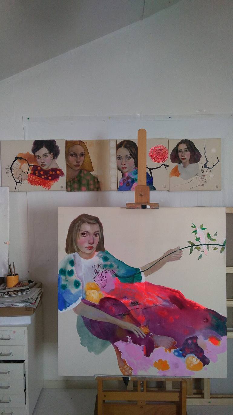 Original Contemporary Women Painting by Marta Grassi