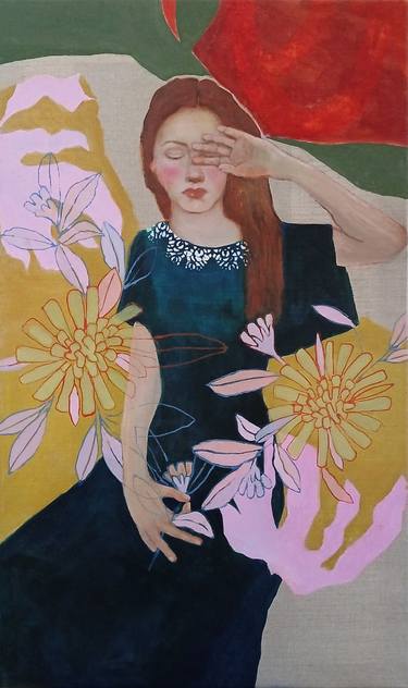 Original Contemporary Floral Painting by Marta Grassi
