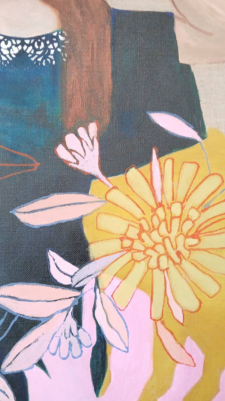 Original Contemporary Floral Painting by Marta Grassi