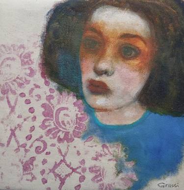 Original Contemporary Portrait Painting by Marta Grassi