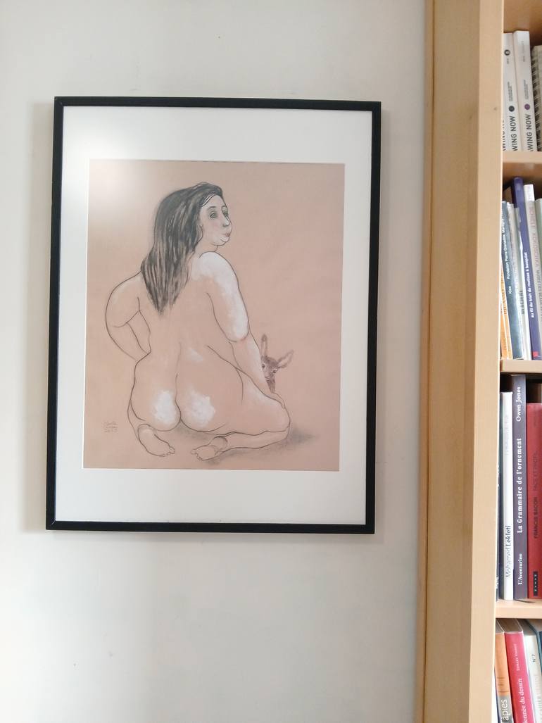 Original Figurative Women Drawing by Marta Grassi
