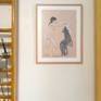 Oak frame and white mat