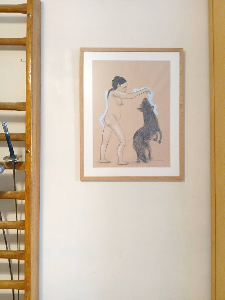 Original Figurative Women Drawing by Marta Grassi