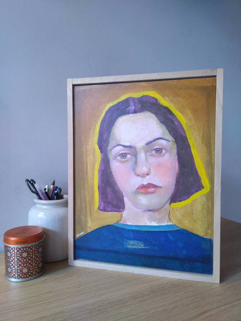 Original Portrait Painting by Marta Grassi