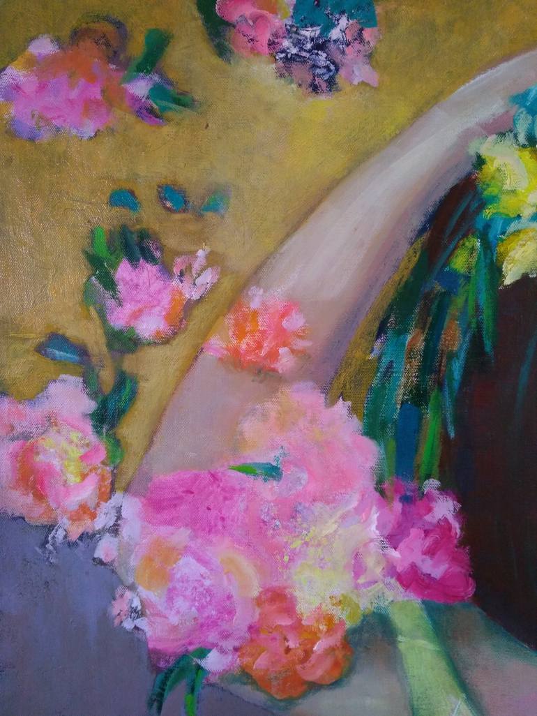 Original Floral Painting by Marta Grassi