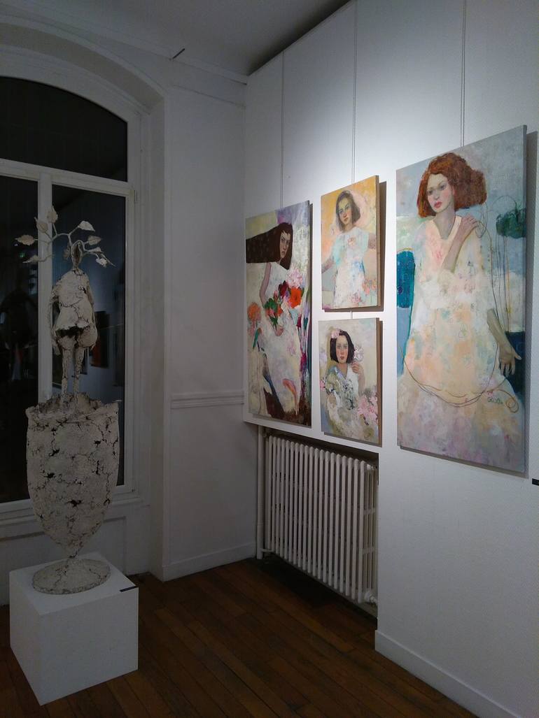 Original Figurative Women Painting by Marta Grassi
