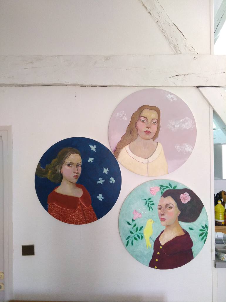 Original Figurative Women Painting by Marta Grassi