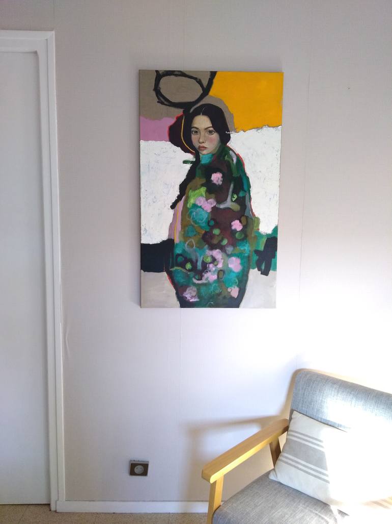 Original Abstract Women Painting by Marta Grassi