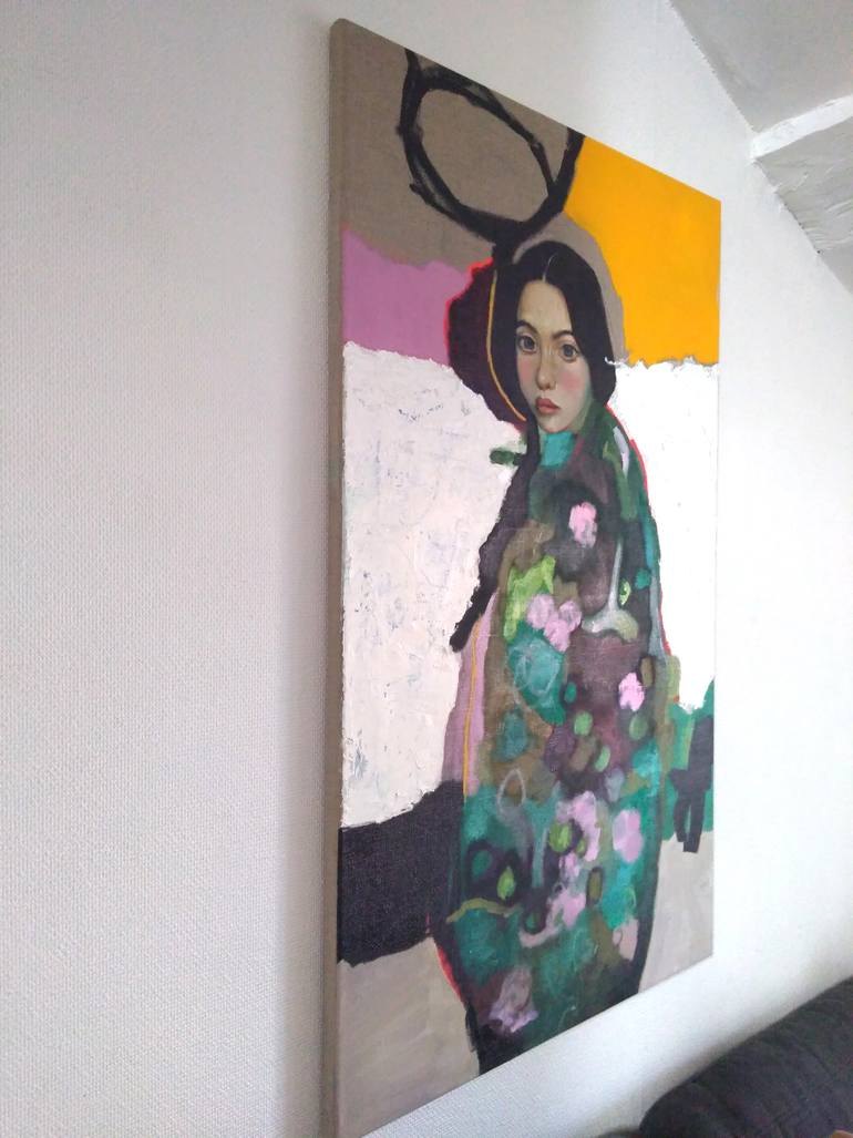 Original Abstract Women Painting by Marta Grassi