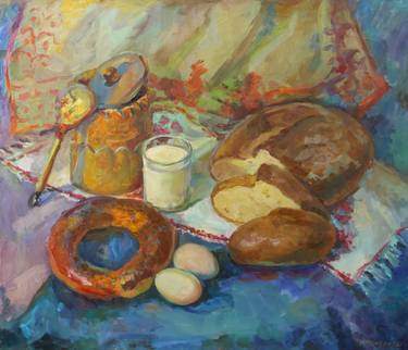 Print of Food Paintings by Kateryna Tymofiienko