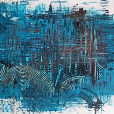 Print of Abstract Architecture Paintings by Marcel PLAVEC