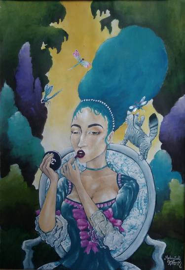 Print of Surrealism Fantasy Paintings by Mademoiselle Solenn