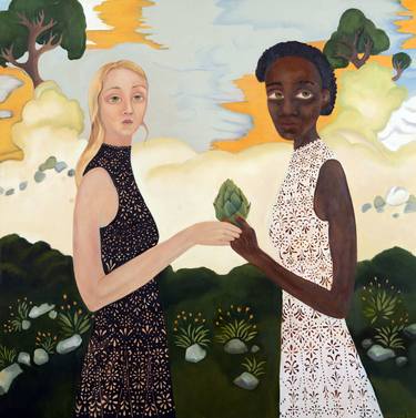 Original Contemporary People Paintings by Sharon Sayegh