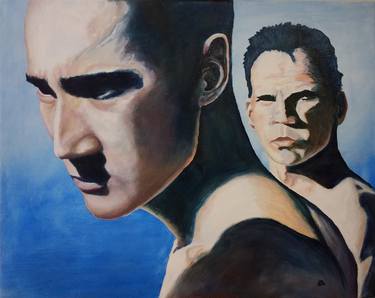 Original Figurative Men Paintings by Phil Archer