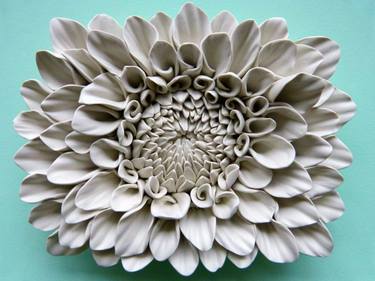 Original Modern Floral Sculpture by Lenka Kasprisinova